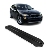 Seitenschweller Trittbretter für BMW X1 2009-2015 Silber Aluminium 2 tlg