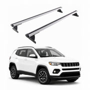 Dachträger Grundtäger für Jeep Compass II 2017-2025 75kg Aluminium Silber 2x
