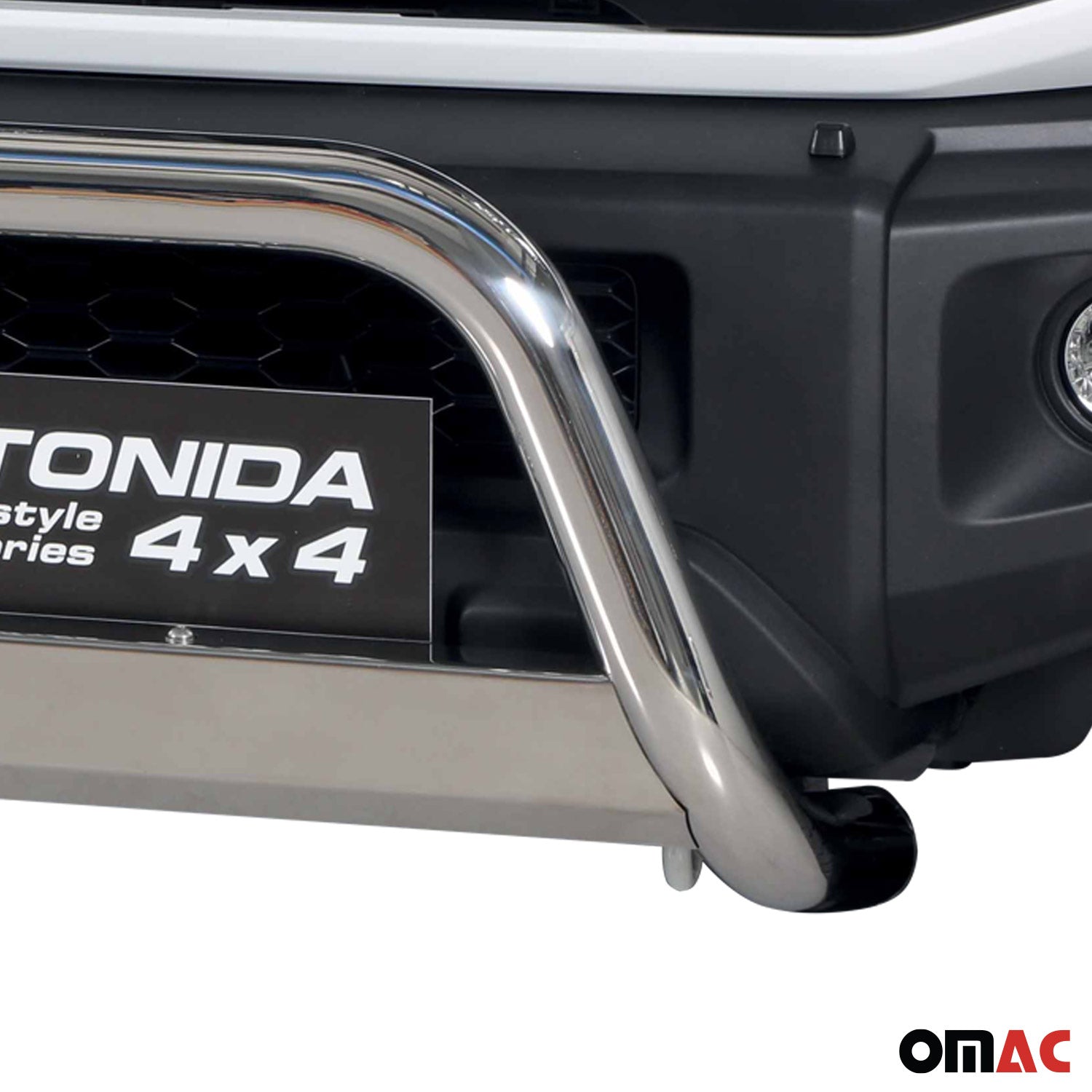Frontbügel Frontschutzbügel für Suzuki Jimny 2018-2026 ø63mm Stahl Silber Schutz