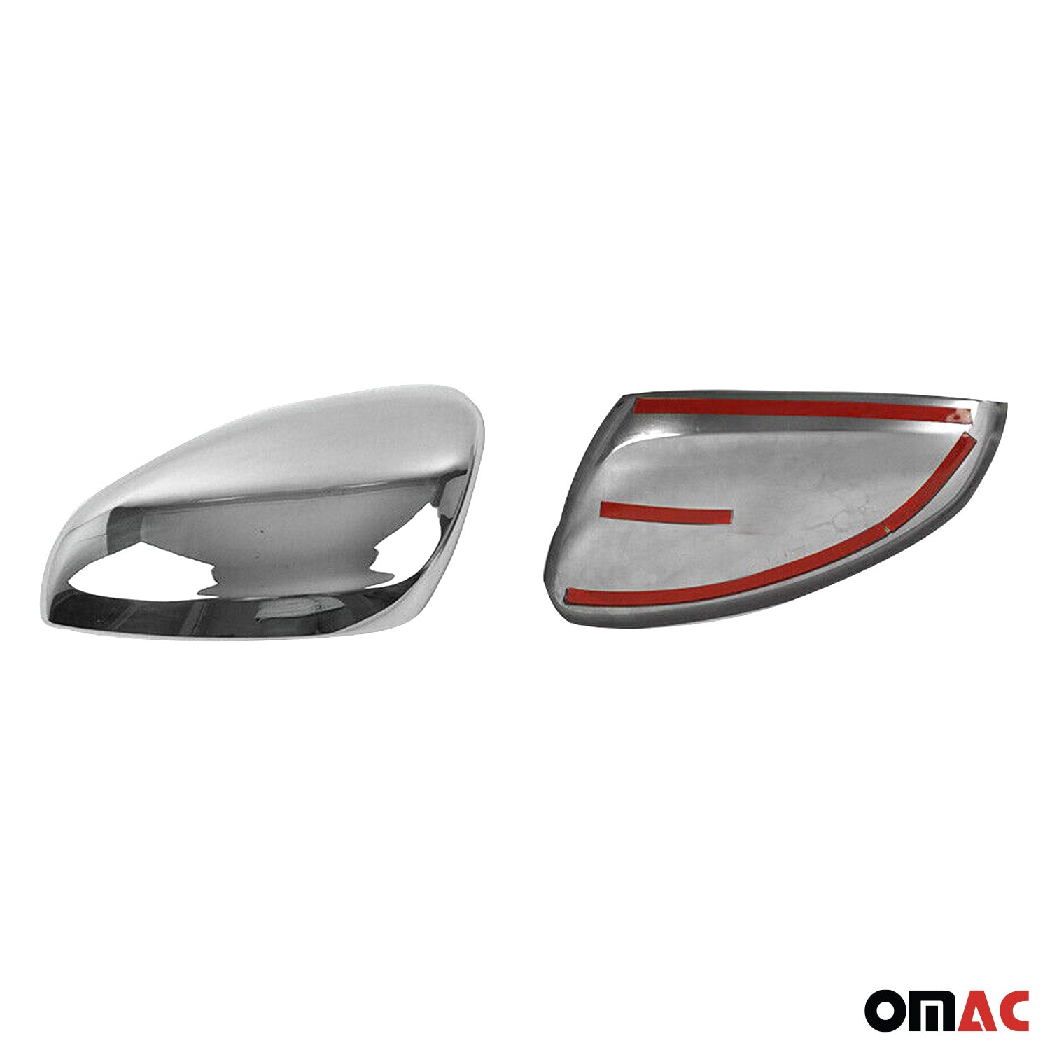 Spiegelkappen Spiegelabdeckung für Peugeot 308 2014-2021 Edelstahl Chrom 2tlg