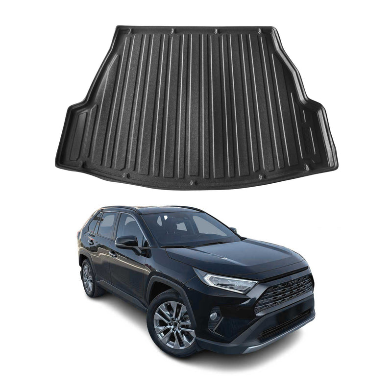 Kofferraumwanne Laderaumwanne für Toyota RAV4 2019-2025 Gummi TPE Schwarz