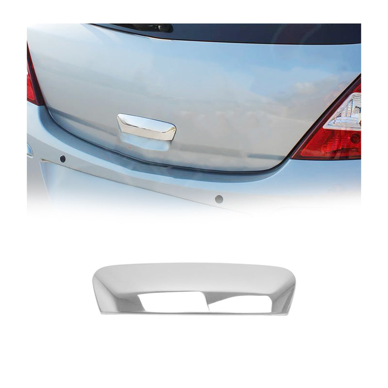 Heckklappe Kofferraumöffner Griff für Opel Corsa D 2006-2015 Edelstahl Chrom