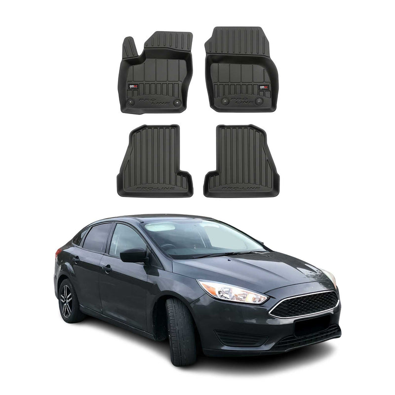 OMAC Gummi Fußmatten für Ford Focus mk3 2011-2018 alle Premium TPE 4x