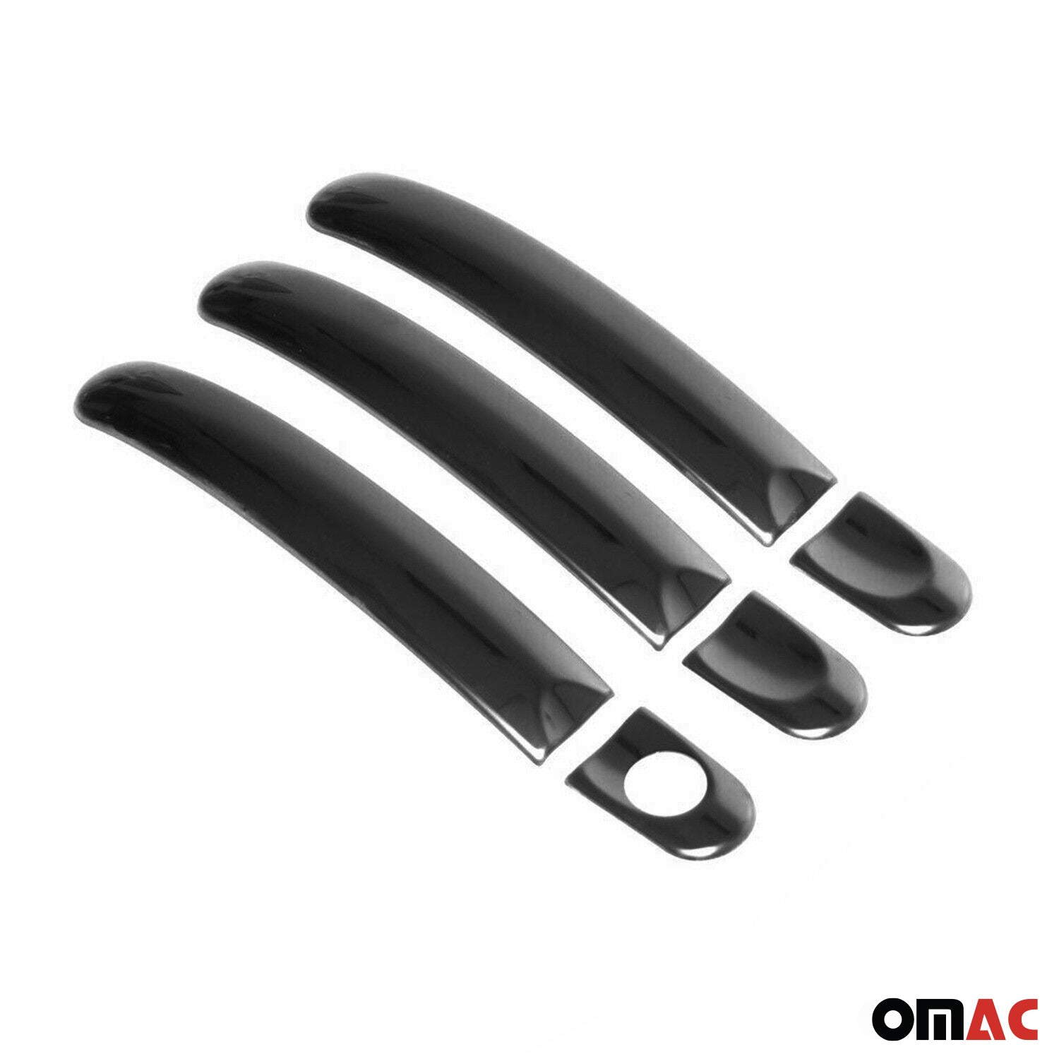 Türgriff Blende Türgriffkappen für VW T5 2003-2015 3-Tür Edelstahl Dunkel 6tlg