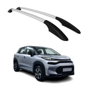 Aluminium Dachreling Relingträger für Citroen C3 Aircross 2017-2024 Silber 2x