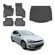 OMAC Fußmatten & Kofferraumwanne Set für VW e-Golf 2014-2020