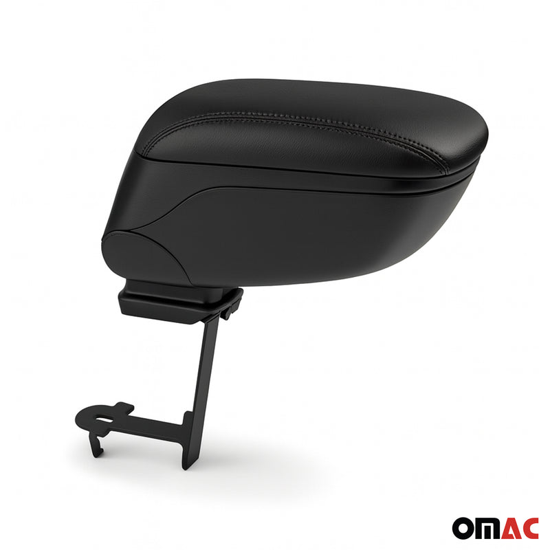 Mittelarmlehne Armlehne Mittelkonsole für Citroen C3 2009-2017 PU-Leder Schwarz