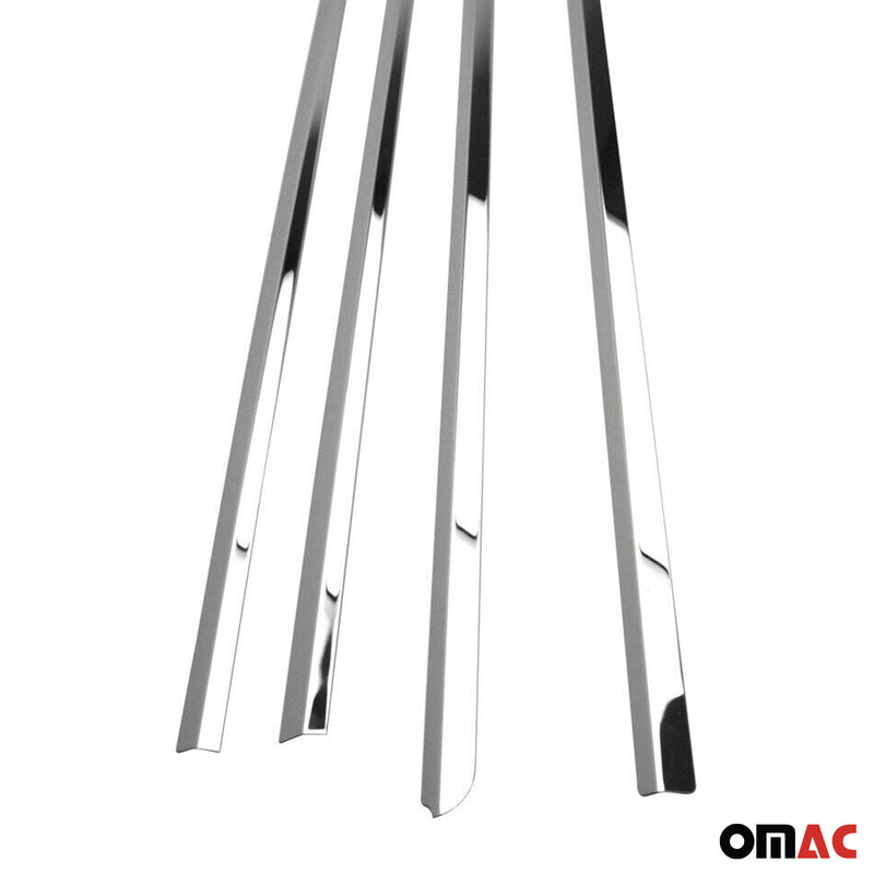 Window strips decorative strips for Skoda Fabia 1999-2007 stainless steel chrome 4 pieces