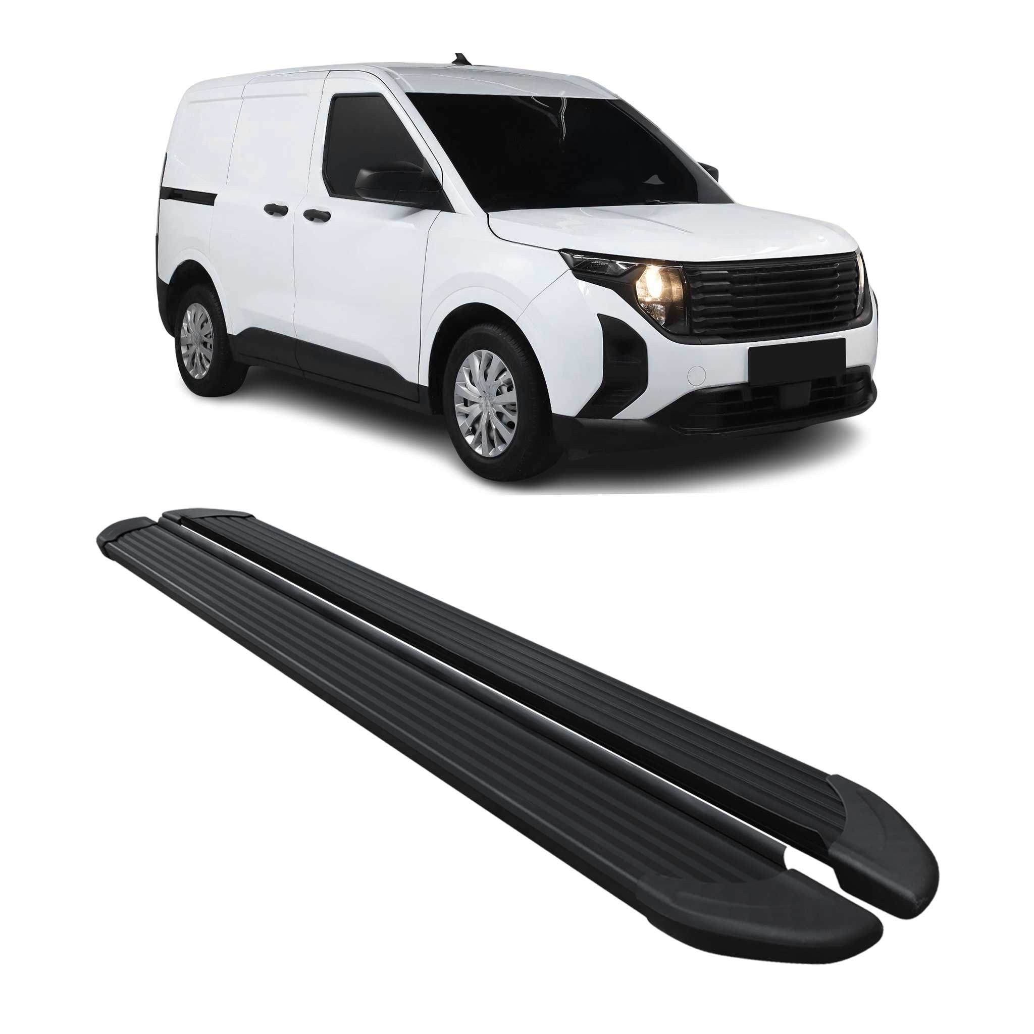 Seitenschweller Trittbretter Schweller für Ford Tourneo Courier L1 2023-2026 Alu
