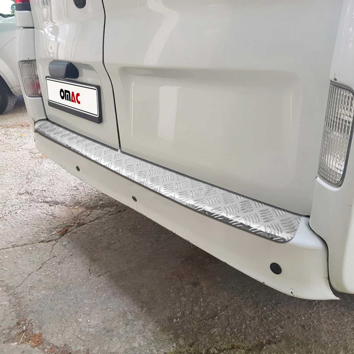 Ladekantenschutz Stoßstangenschutz für Nissan NV400 2012-2022 Aluminium Silber