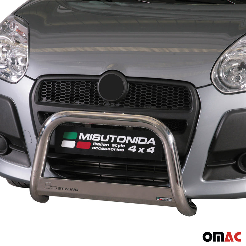 Frontbügel Frontschutzbügel für Fiat Doblò 2010-2015 ø63mm Stahl Silber Schutz