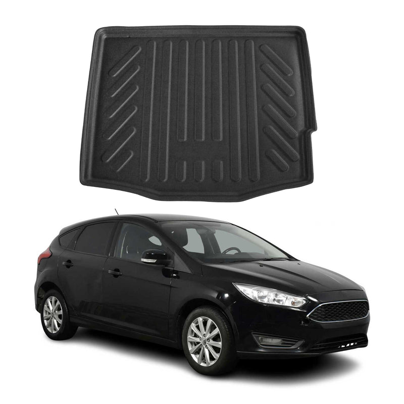 Kofferraumwanne Laderaumwanne für Ford Focus mk3 2011-2018 Fünftürer Gummi TPE