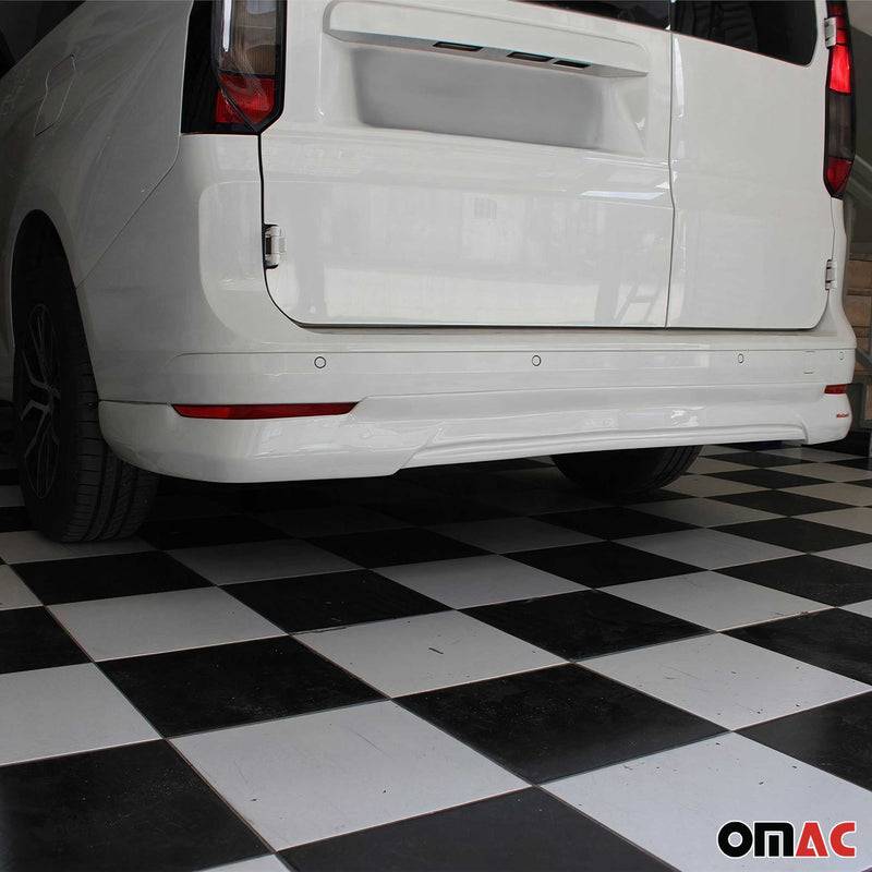 Heckspoiler Lippe Stoßstange Splitter für VW Caddy 2021-2025 Langer Grundiert