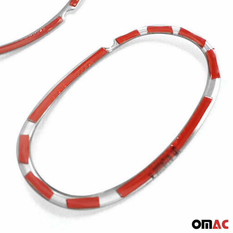 Nebelscheinwerfer Rahmen Umrandung für Mercedes Sprinter 2013-2018 Edelstahl 2x