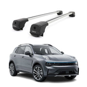 Dachträger Grundträger für LYNK & CO 01 2021-2026 Aluminium 75kg Grau 2tlg