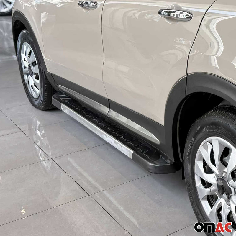 Side door strip door strips door protection strips for Fiat 500X 2015-2025 stainless steel 4x