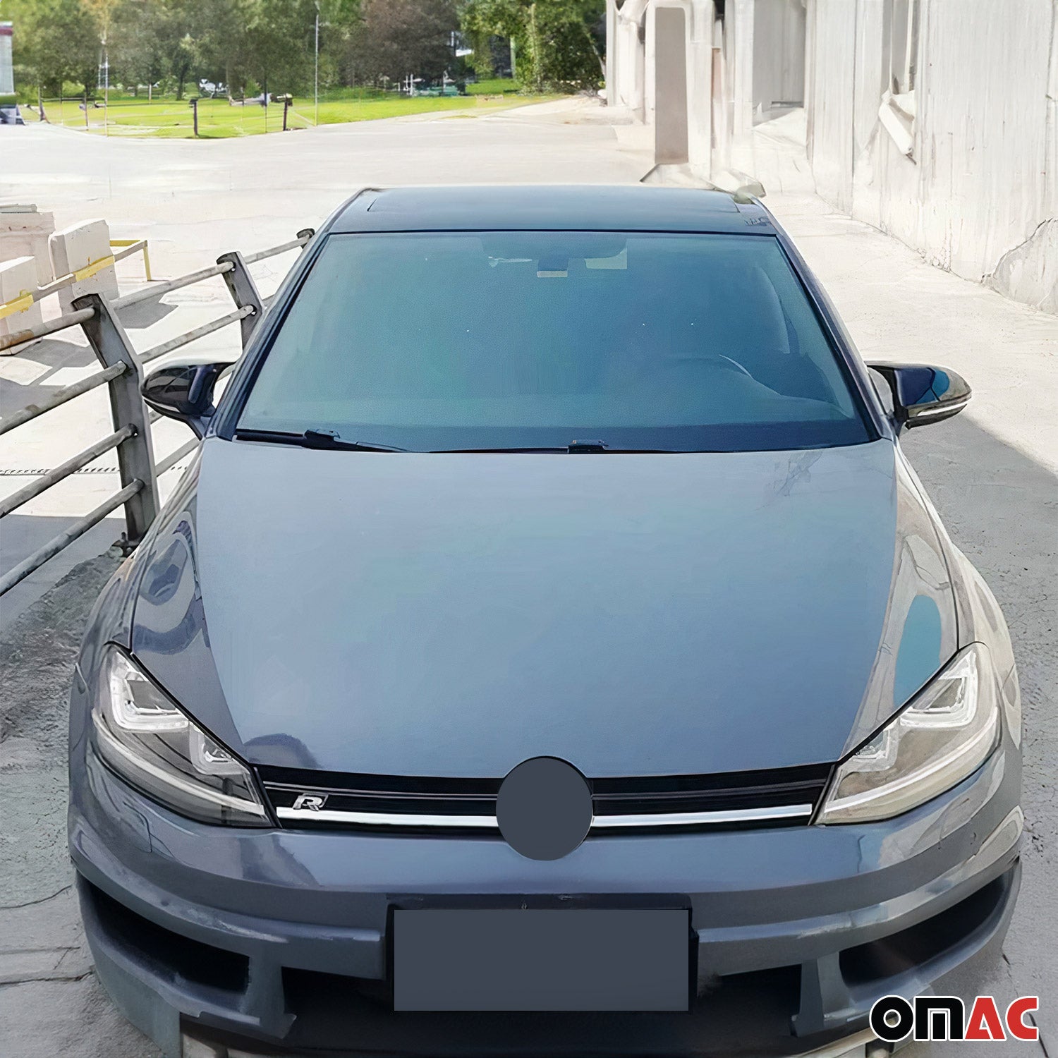 Spiegelkappen Spiegelabdeckung für VW Golf 2012-2019 ABS Schwarz Glanz 2tlg