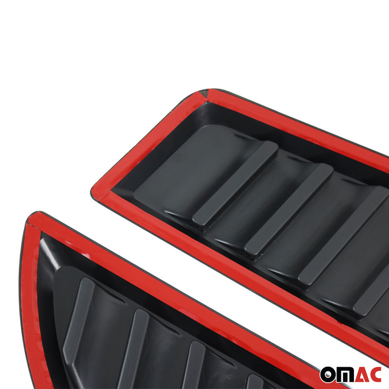 Haubenhutzen Motorhaube Lüftung für Jeep Renegade 2014-2025 ABS Schwarz 2tlg