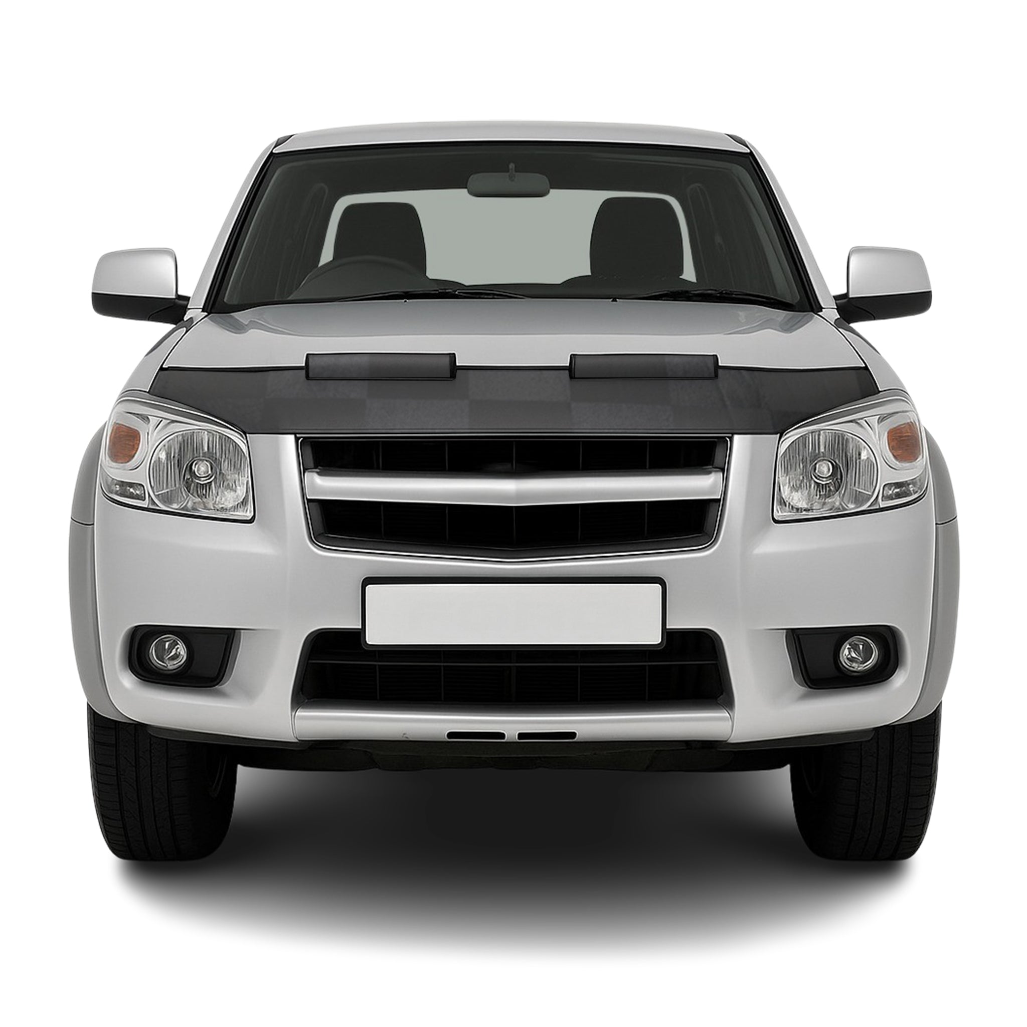 Haubenbra Steinschlagschutz Bonnet Bra für Ford Ranger 2006-2009 Kariert Halb