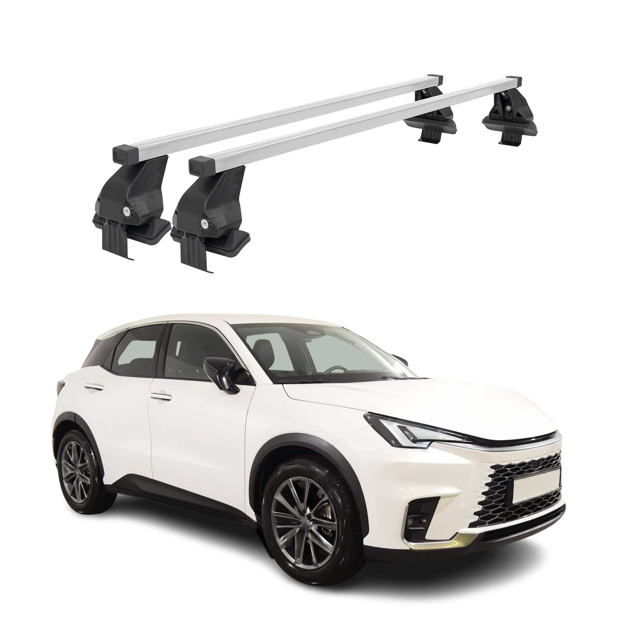 Menabo Dachträger Grundträger für Lexus LBX 2024-2026 Stahl Grau 2tlg