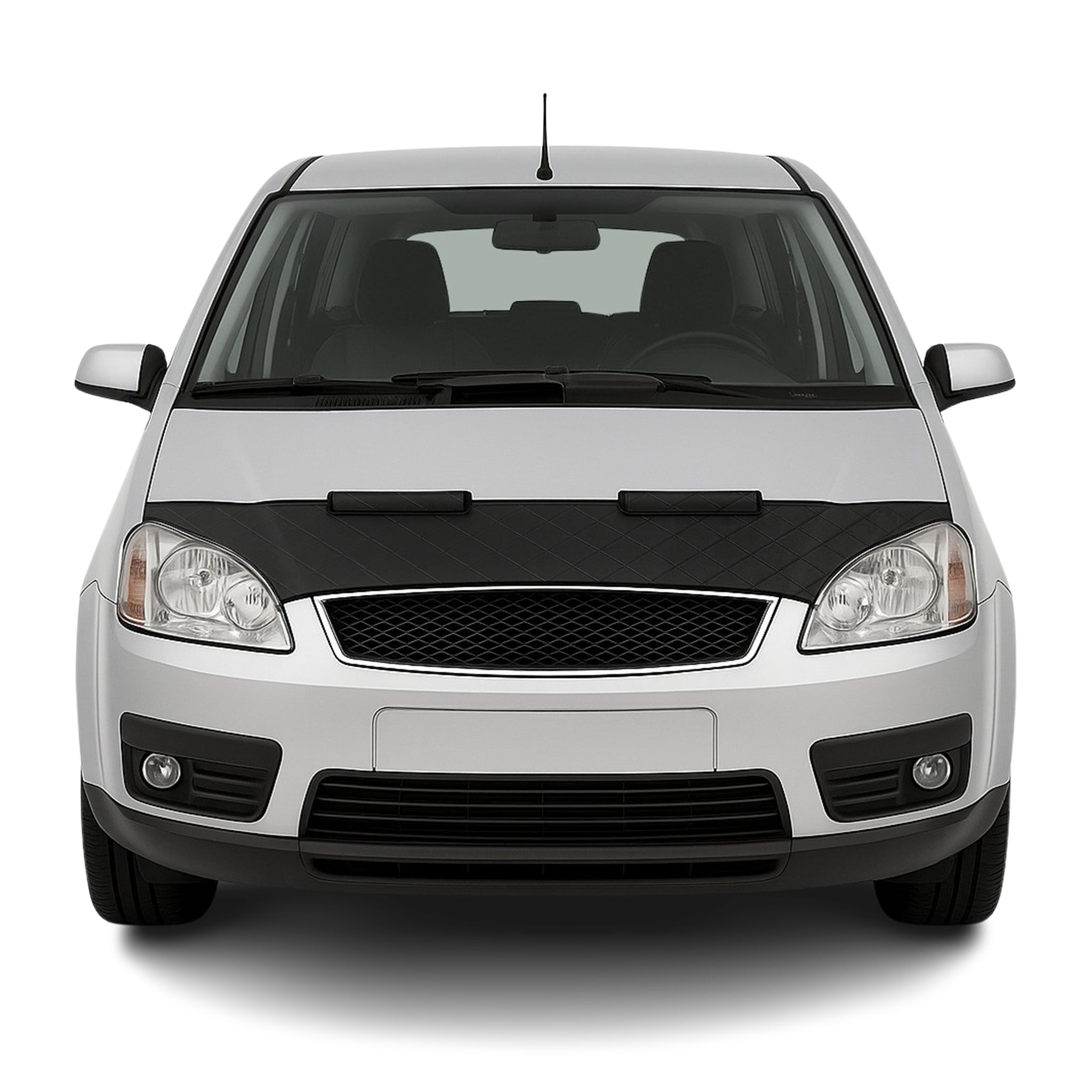Haubenbra Steinschlagschutz Bonnet Bra für Ford C-Max 2003-2010 Schwarz Halb