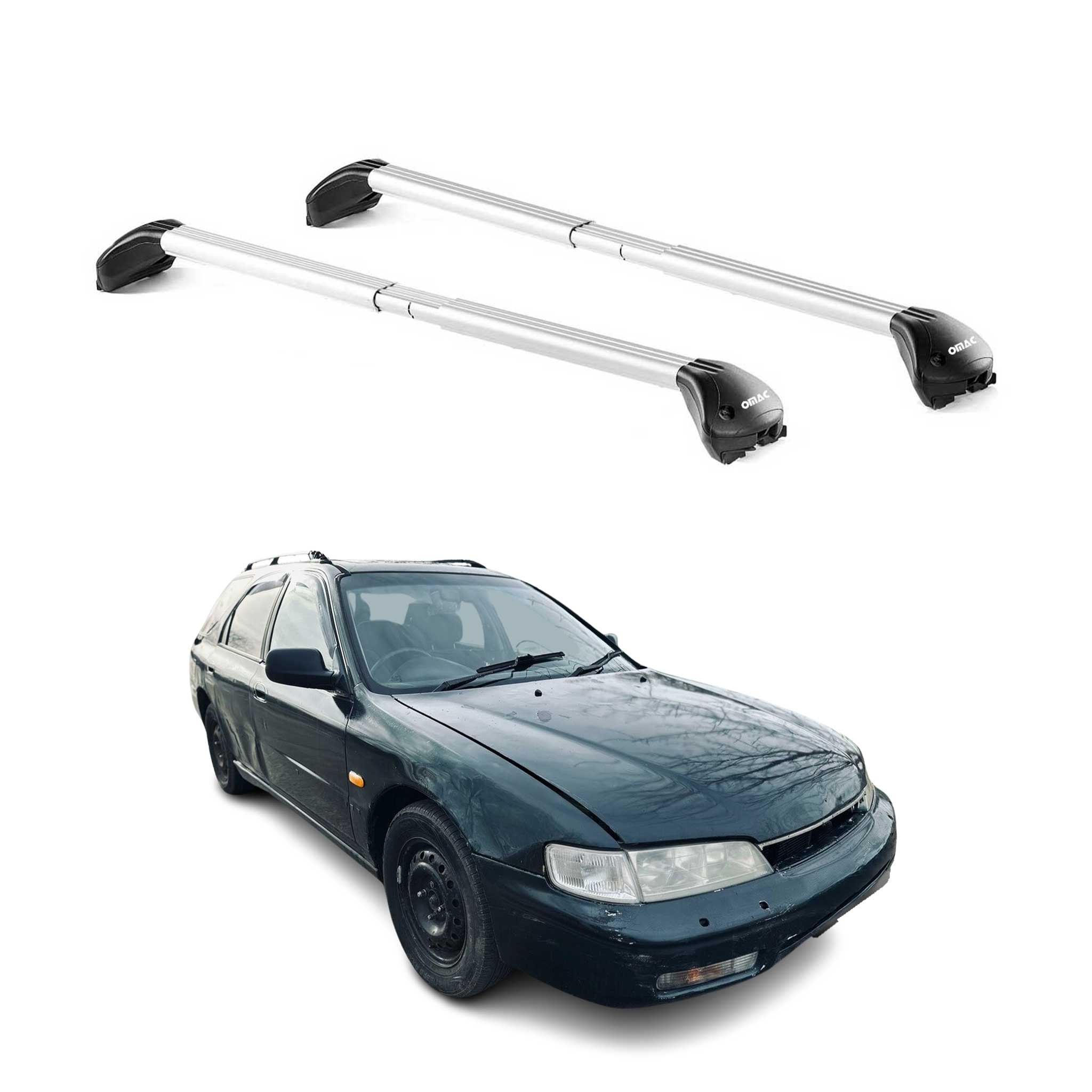 Dachträger Grundtäger für Honda Accord Kombi 1994-2015 5tür 100kg Alu ABE Silber