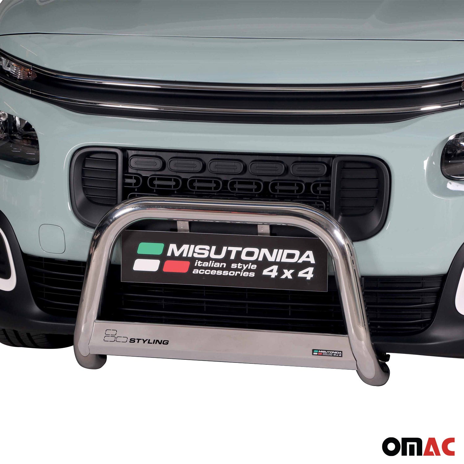 Frontbügel Frontschutzbügel für Citroen Berlingo 2018-2026 ø63mm Stahl Silber