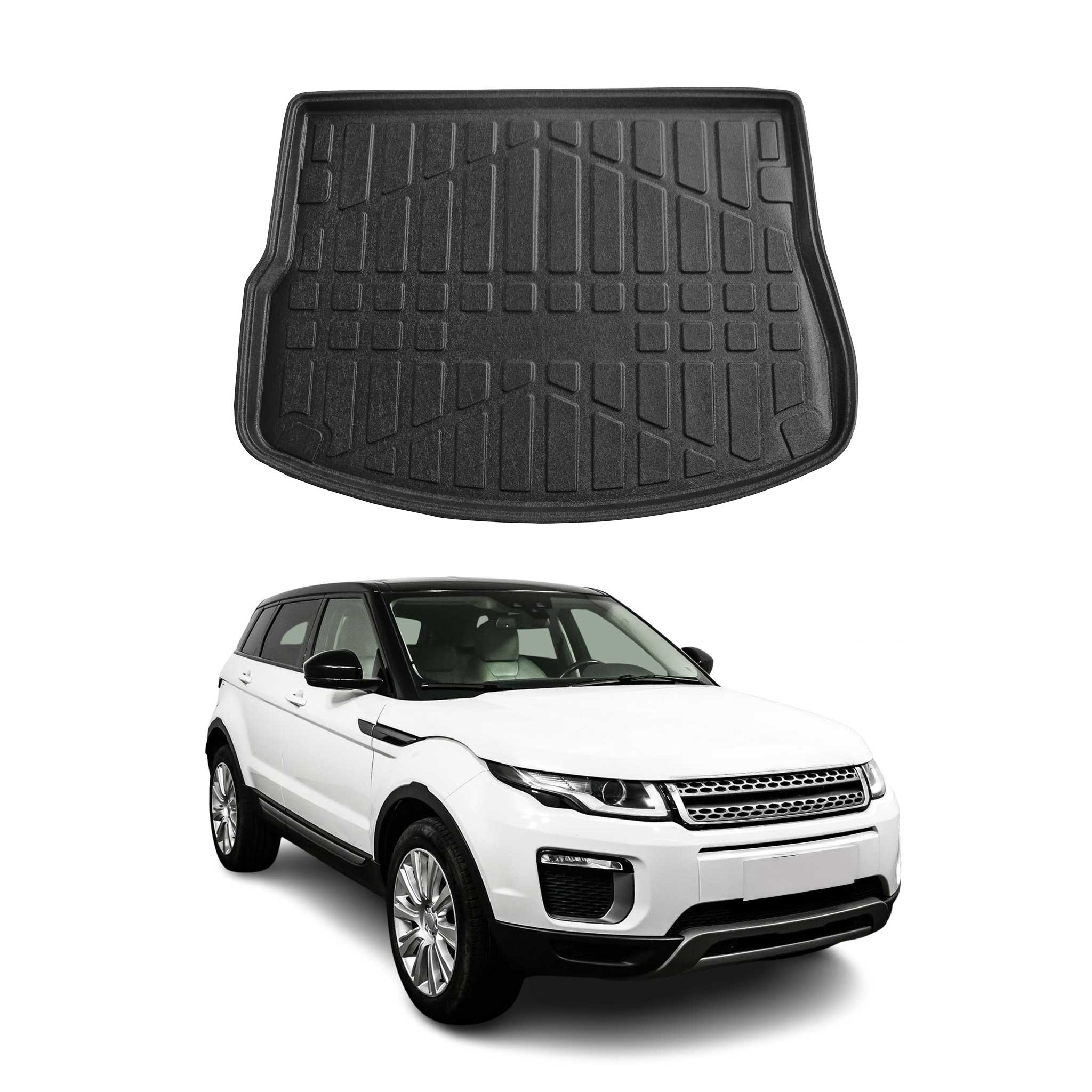 Kofferraumwanne Laderaumwanne für Range Rover Evoque 2012-2018 Gummi TPE Schwarz
