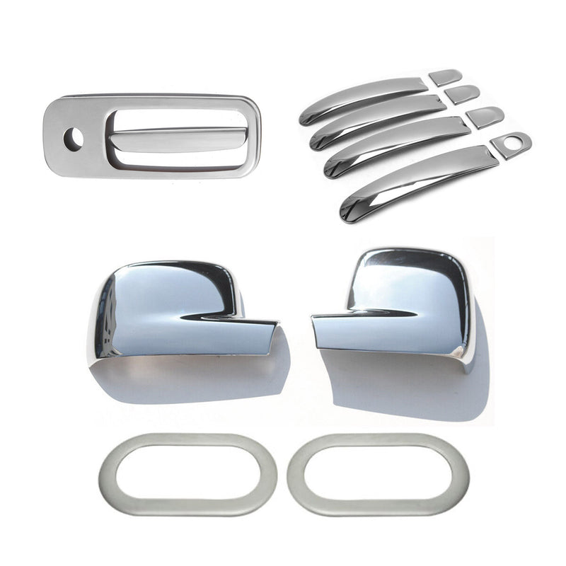 Blinkerrahmen Signalblende Rahmen Satz für VW Multivan T5 2003-2015 Chrom 13x