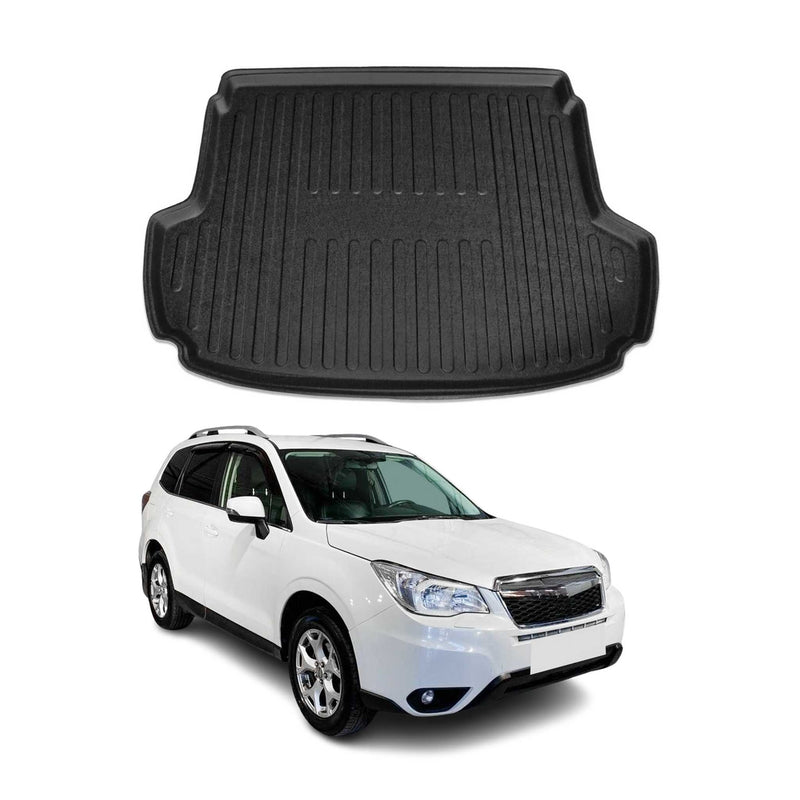 Kofferraumwanne Laderaumwanne für Subaru Forester 2013-2025 Gummi TPE Schwarz