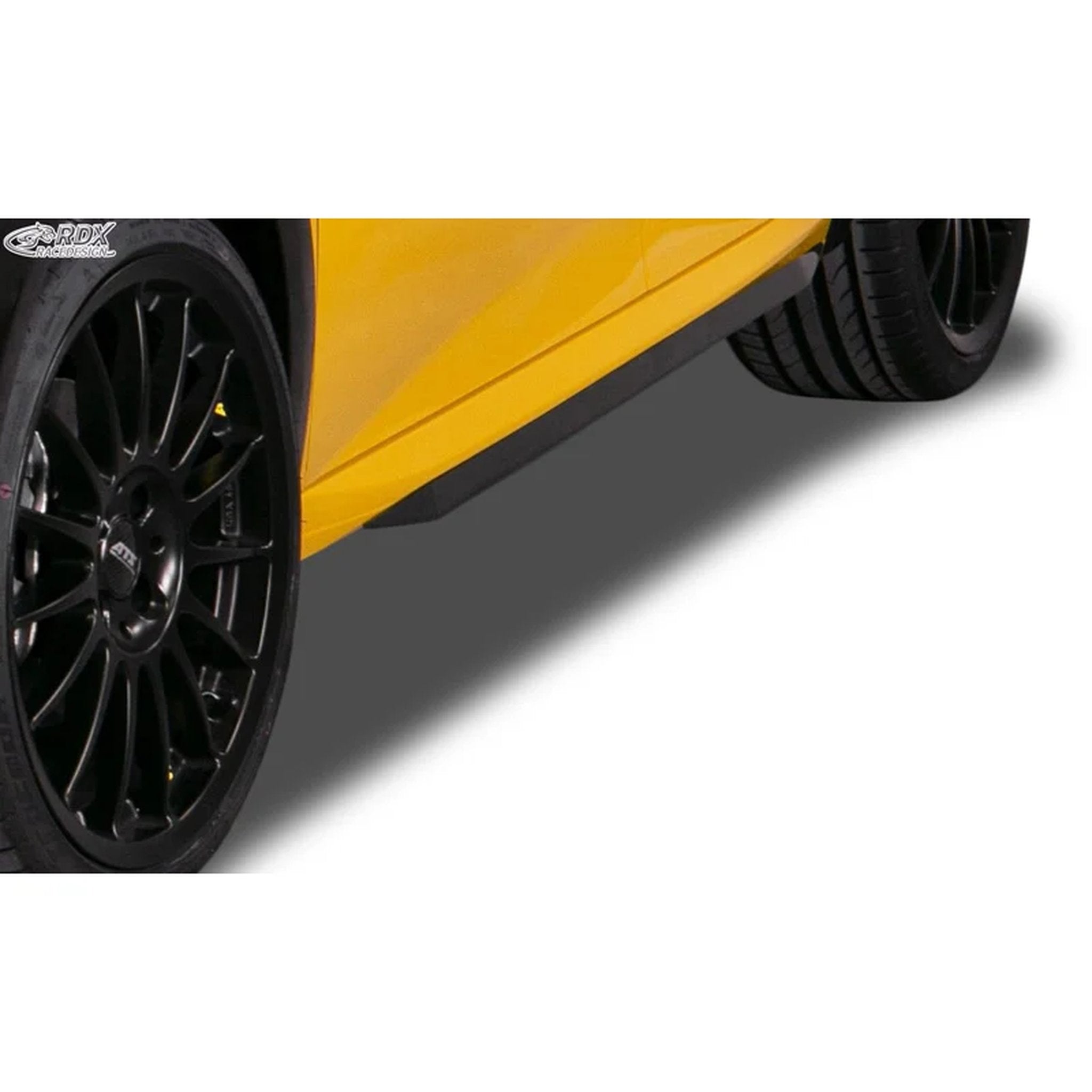 RDX Seitenschweller für Peugeot 208 II 2019- Slim ABS Schwarz 2er-Set TÜV