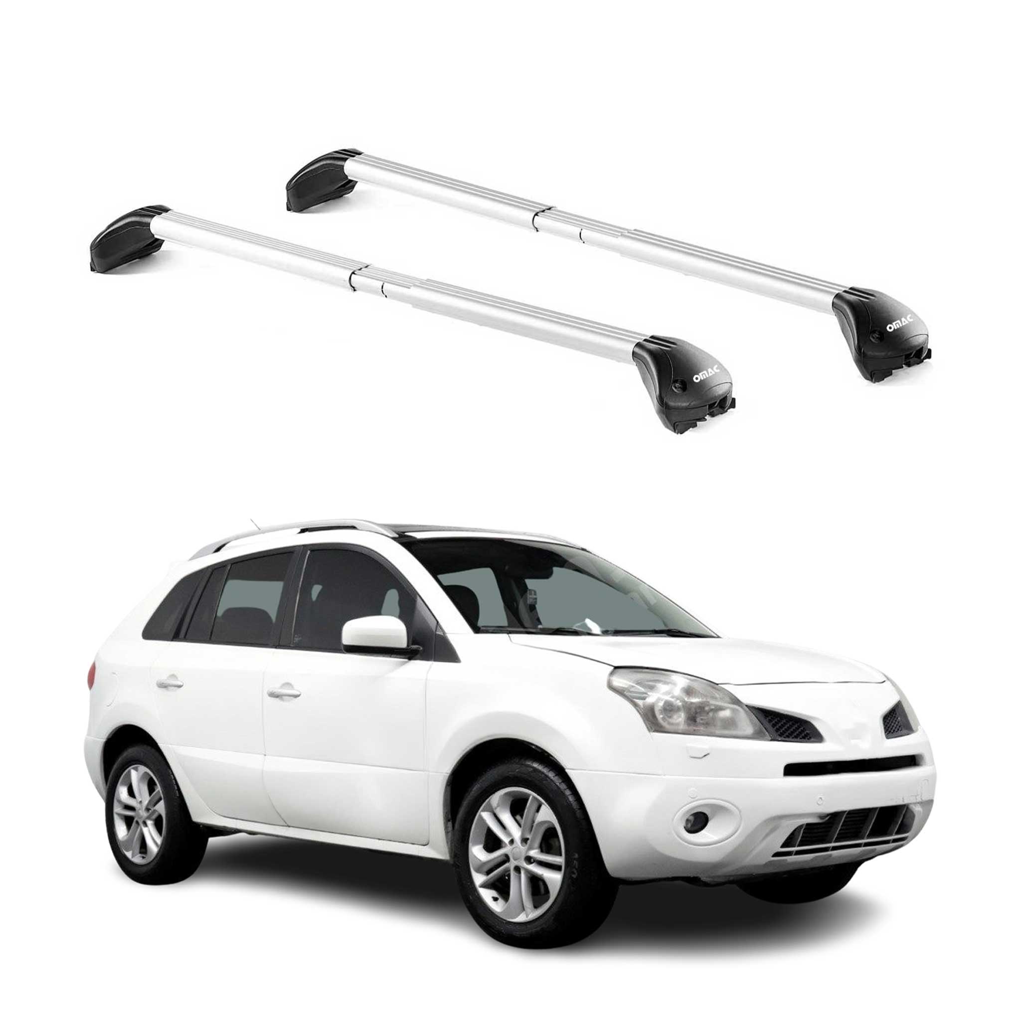 Dachträger Grundtäger für Renault Koleos mk1 2008-2016 5tür 100kg Alu ABE Silber
