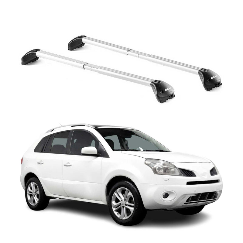 Dachträger Grundtäger für Renault Koleos mk1 2008-2016 5tür 100kg Alu ABE Silber