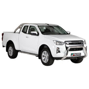 Stahl Seitenschweller Schwellerrohre für Isuzu D-Max Space Cab 2019-2026 Grau