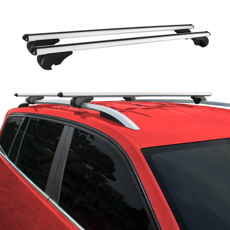 Dachträger für BMW X3 E83 2003-2010 Gepäckträger Grundträger Aluminium Silber 2x