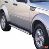 Edelstahl Seitenschweller Schwellerrohre für Dodge Nitro 2006-2011 Silber