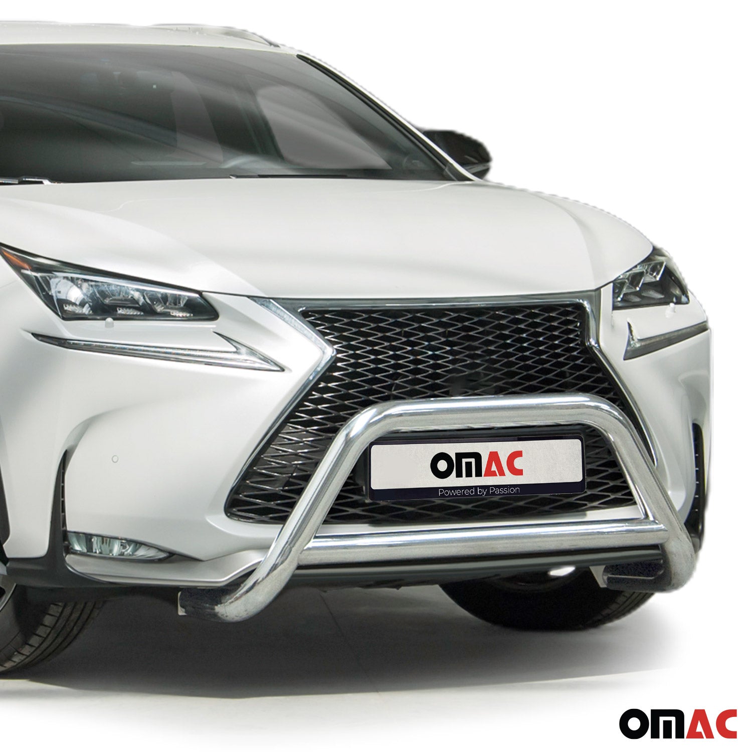 Frontbügel Frontschutzbügel für Lexus NX 2015-2021 mit ABE Stahl Silber