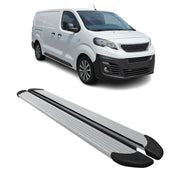 Schweller Trittbretter Schweller für Peugeot Expert Traveller 2016-26 L2 L3 Alu