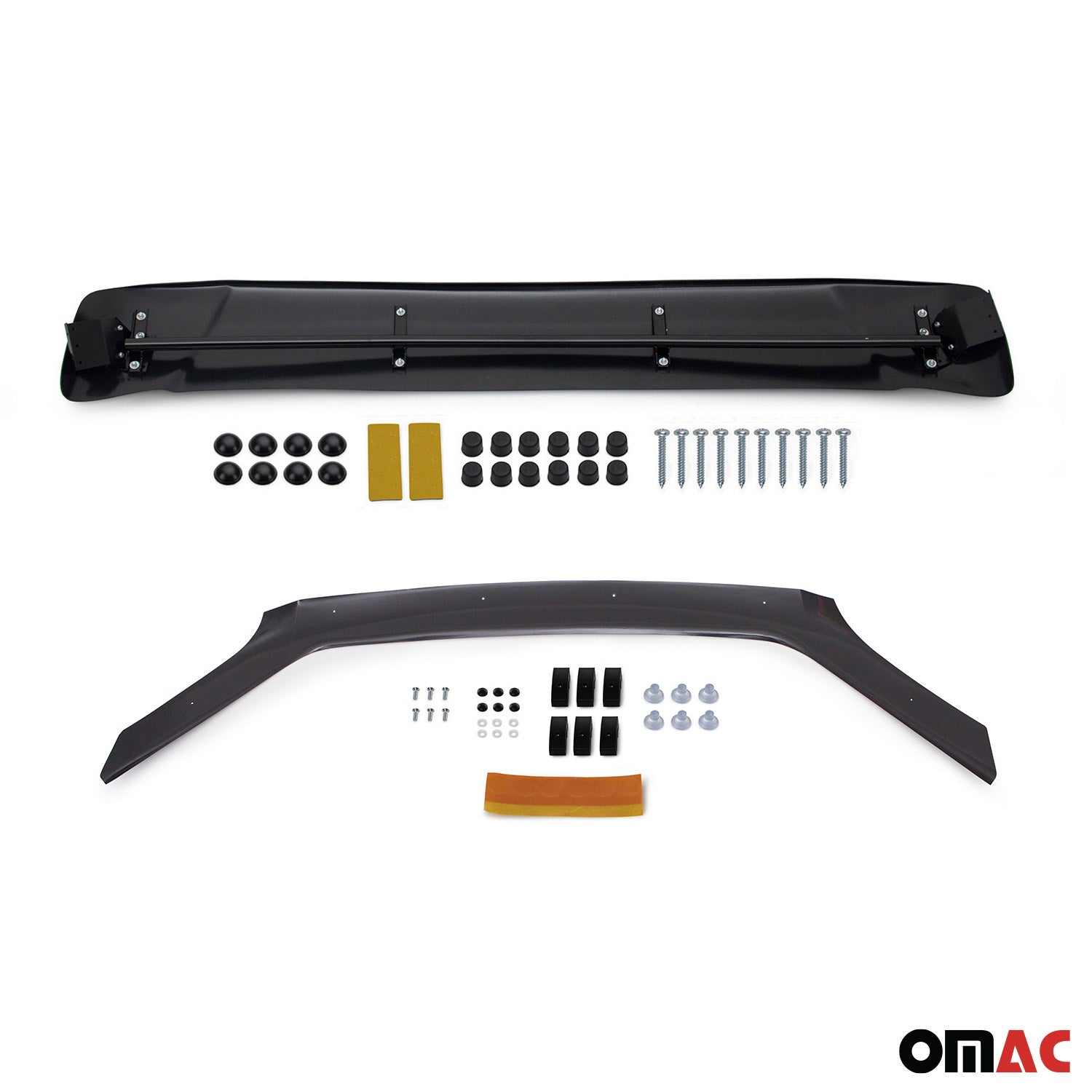Sonnenblende Motorhaube Deflektor Set für Ford Transit 2006-2014 Acryl 2tlg