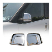Spiegelkappen Spiegelabdeckung für Fiat Doblo 2010-2021 Edelstahl Chrom 2tlg