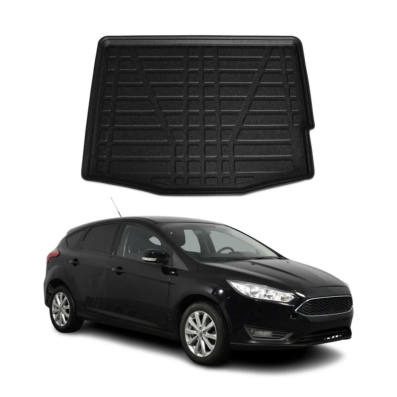 Kofferraumwanne Laderaumwanne für Ford Focus mk3 2011-2018 Fünftürer Gummi TPE