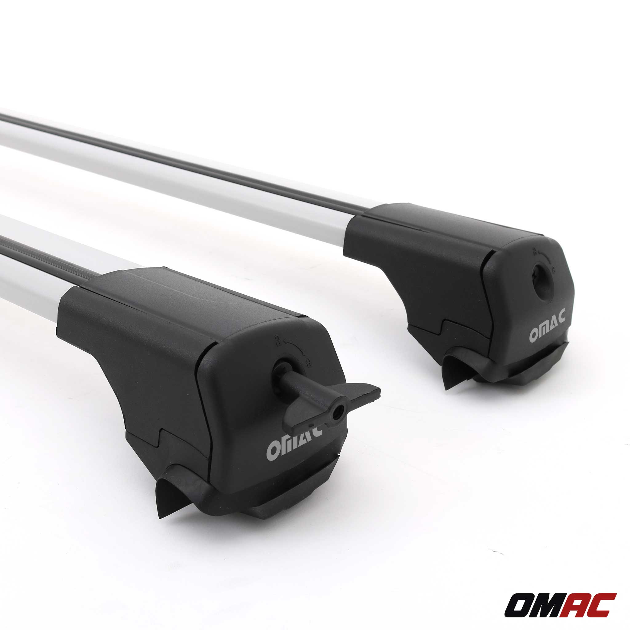 Dachträger Grundträger für Mercedes M Klasse W164 2006-2011 Aluminium Grau 2tlg