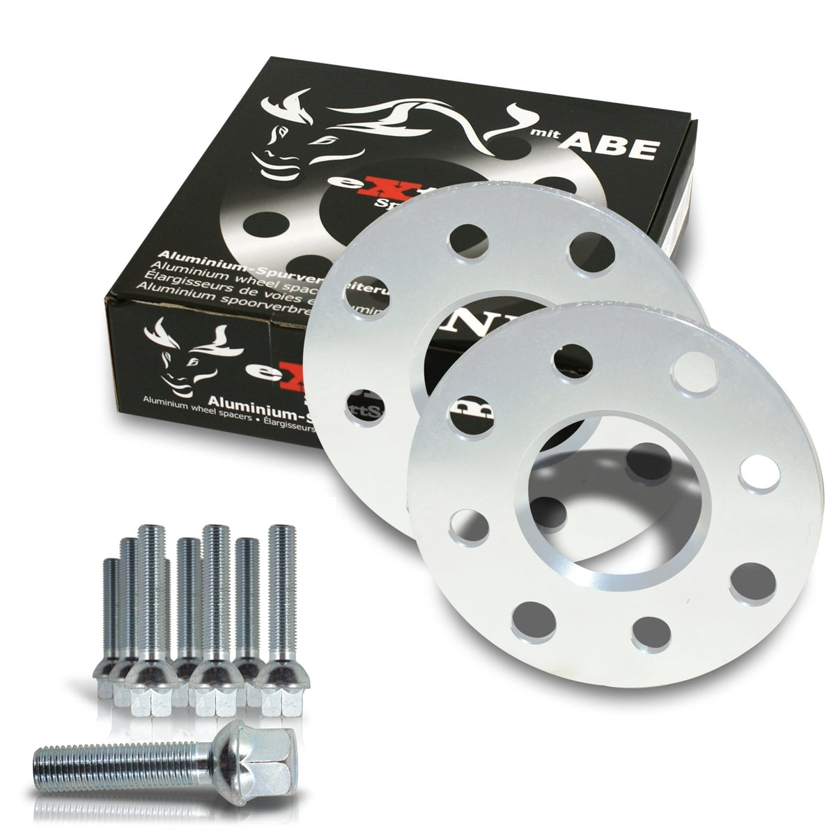 JOM Spurverbreiterung Set 10mm für Audi A4 S4 Allroad (B8) mit ABE Aluminium