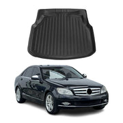 Kofferraumwanne Laderaumwanne für Mercedes C Klasse W204 2007-2014 Gummi TPE