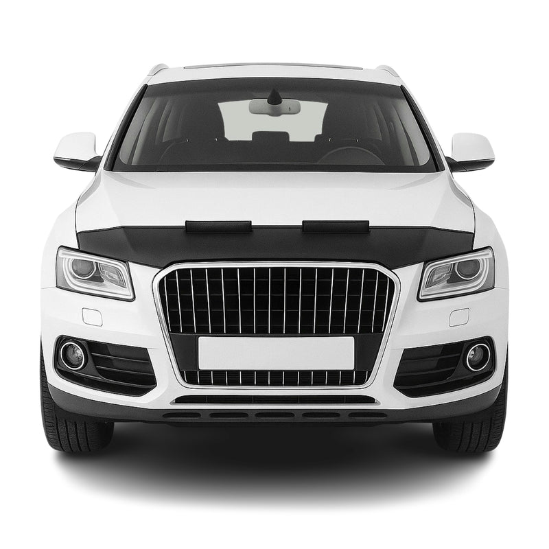 Haubenbra Steinschlagschutz Bonnet Bra für Audi Q5 8RB 2008-2017 Schwarz Halb