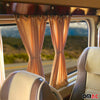Sonnenschutz Gardinen MAß für VW Multivan Caravelle T5 2003-15 Kurzer Beige 10x