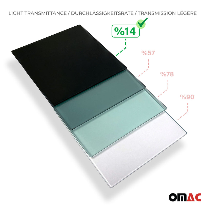 Seitenfenster Schiebefenster für VW T5 2003-2015 Links Rechts Schwarz L1 L2 SET