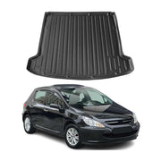 Kofferraumwanne Laderaumwanne für Peugeot 307 2001-2008 Gummi TPE Schwarz