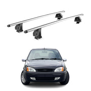 Alu Dachträger für Ford Fiesta IV Schrägheck 1995-2002 5Tür TÜV 2tlg Silber