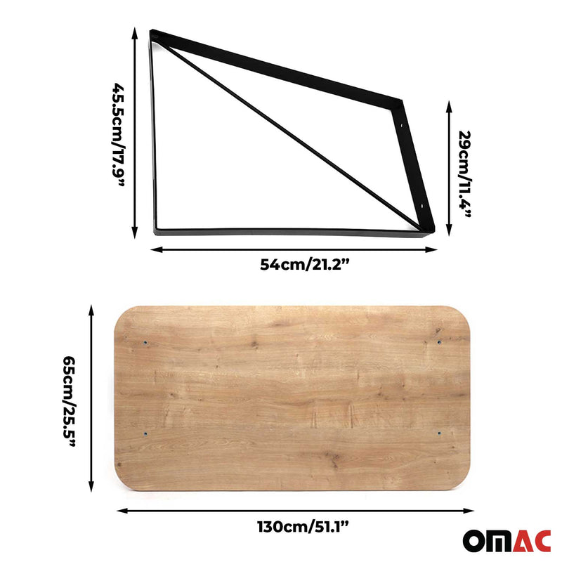 Multiflexboard Bettverlängerung für Mercedes Vito W447 2014-2024 Holz 3tlg